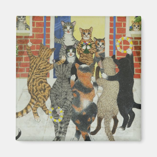 Aimant Famille de Christmas (Devant)