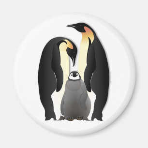 Aimant famille des pingouins