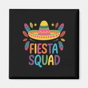 Aimant Famille Fiesta Squad Correspondant Cinco De Mayo