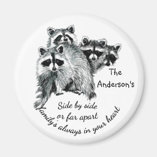 Aimant Famille inspirante toujours dans votre coeur Citat