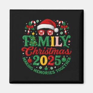 Aimant Famille Noël 2025 Escouade de Noël Noël Matchin
