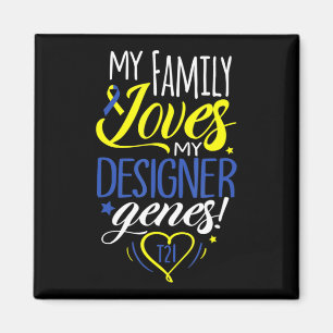 Aimant Famille T21 Journée mondiale de sensibilisation au