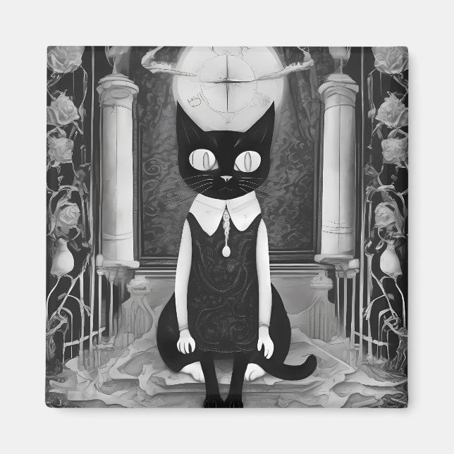 Aimant Familles noires : Luna (Devant)