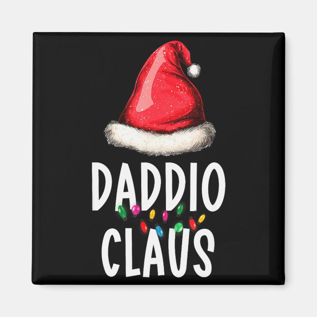 Aimant Family Daddio Claus Christmas Santa's Pajama Match (Devant)