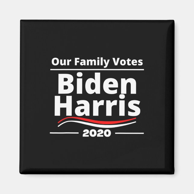 Aimant Family Votes Biden Harris - 2020 Soutenir Househ (Devant)
