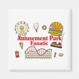 Aimant Fanatique de parc d'attractions