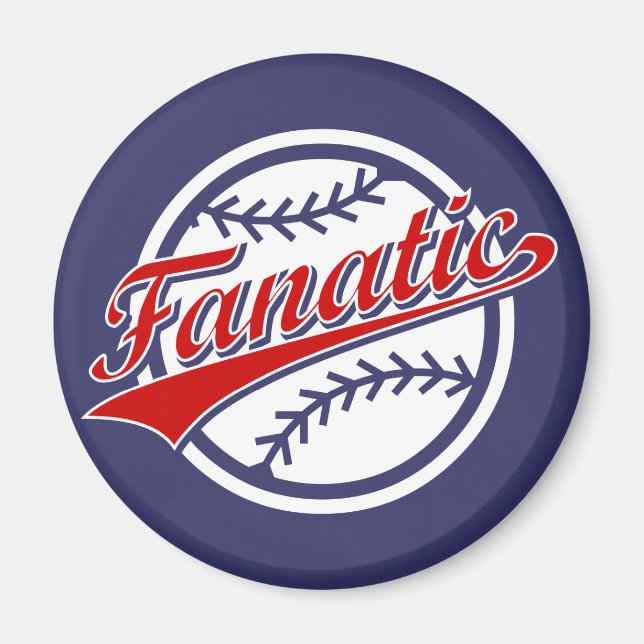 Aimant Fanatique du baseball (Devant)