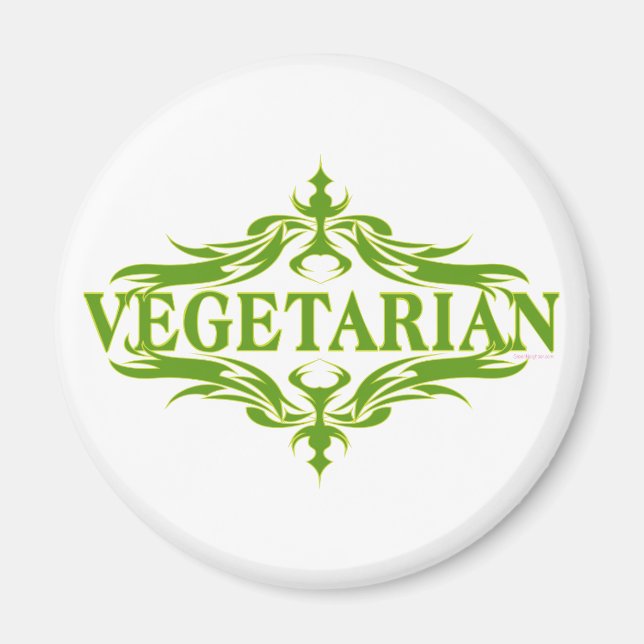 Aimant Fancy In Green - Végétarien (Devant)
