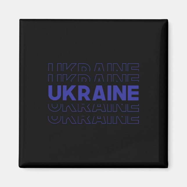 Aimant Fans d'Ukraine  (Devant)