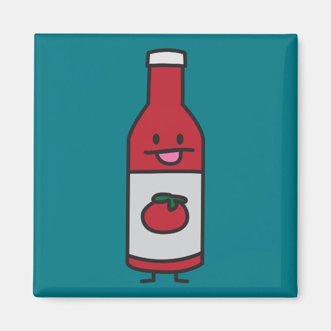 Aimant Fantaisie de condiment de Tableau de sauce tomate (Devant)