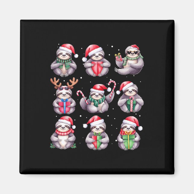 Aimant Fantaisie de Noël Fantaisie Fantaisie Amoureux Ani (Devant)