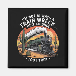 Aimant Fantastique Épave De Train Juste À Enlever Toot Hu
