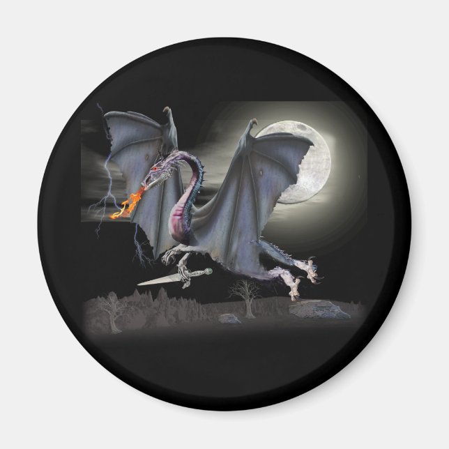 Aimant Fantasy dragon (Devant)