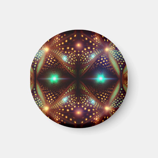 Aimant Fantasy Mandelbrot Fractal (Devant)