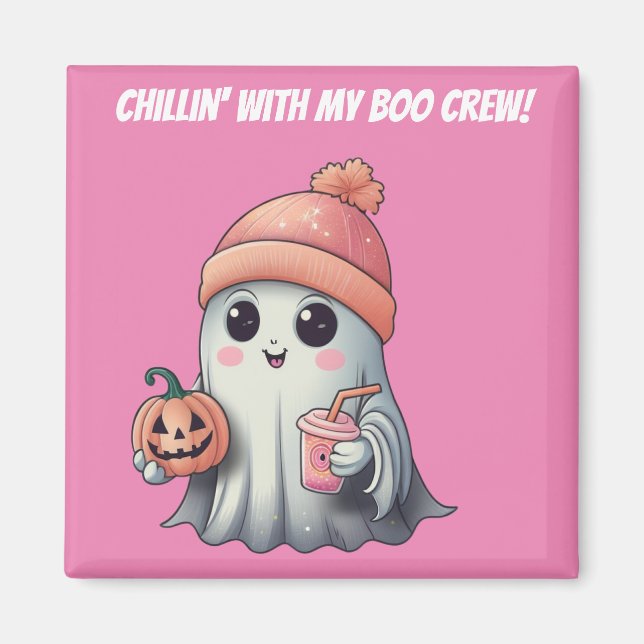 Aimant fantôme de Kawaii Halloween (Devant)