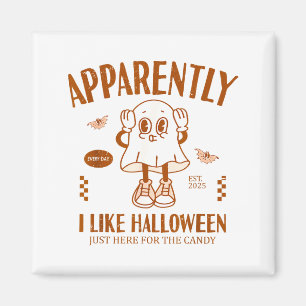 Aimant Fantôme Drôle Apparemment, J'Aime Halloween