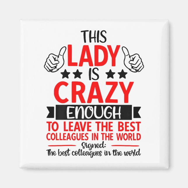 Aimant Farewell Coworker Leaving Job, Coworker Going Away (Devant)