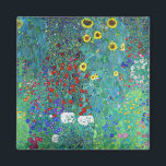 Aimant Farm Garden with Sunflowers, Gustav Klimt<br><div class="desc">Gustav Klimt (July 14, 1862 – February 6, 1918) was an Austrian symbolist painter and one of the most prominent members of the Vienna Secession movement. Klimt is noted for his paintings, murals, sketches, and other objets d'art. In addition to his figurative works, which include allegories and portraits, he painted...</div>