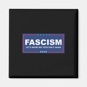 Aimant Fascisme - Symbole de campagne anti-Trump pro-bide