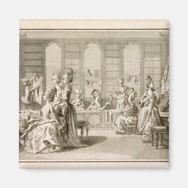 Aimant Fashion shop, de l'"Encyclopedia" de Denis Do (Devant)