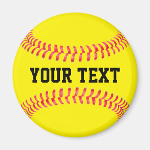 Aimant Fastpitch Softball Player Custom Team Name Sports