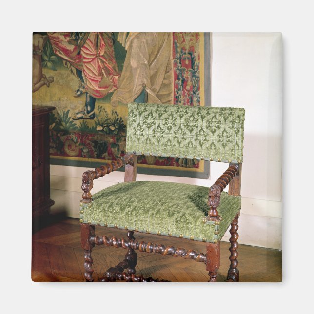 Aimant fauteuil Louis XIII (Devant)