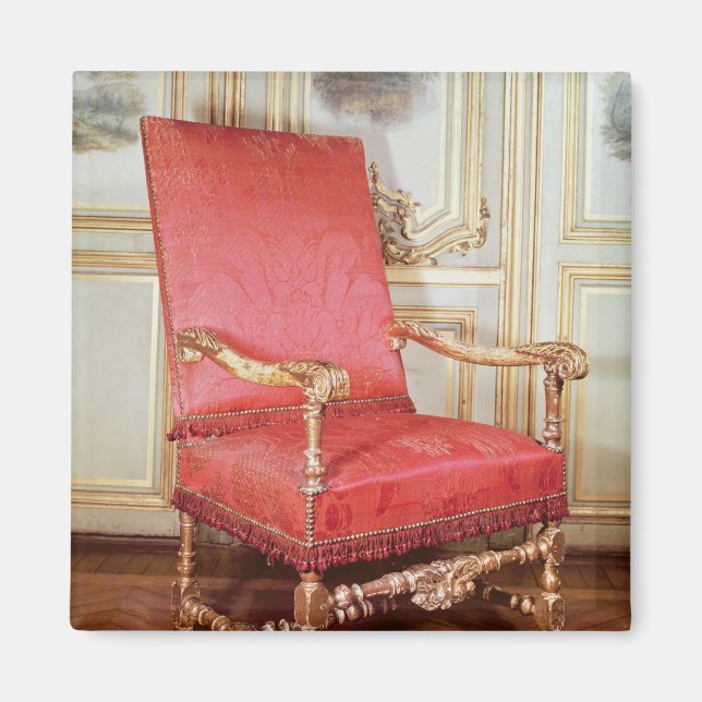 Aimant fauteuil Louis XIII (Devant)