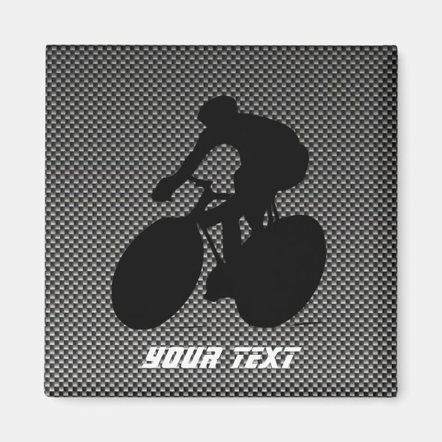 Aimant Faux carbon fiber cycling (Devant)