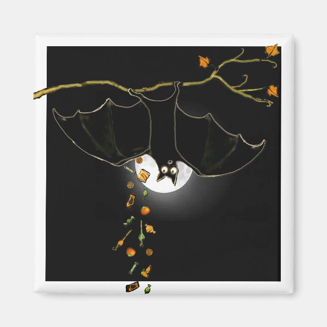 Aimant Faveurs de fête d'Halloween (Devant)