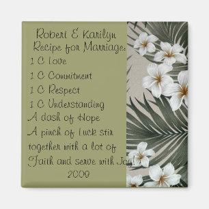 Aimant Faveurs de mariage