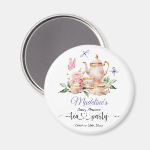 Aimant Favori de Baby Shower Papillons Élégante Fête de T