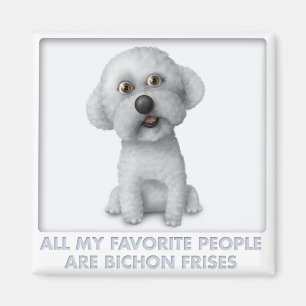 Aimant Favori de Bichon Frise