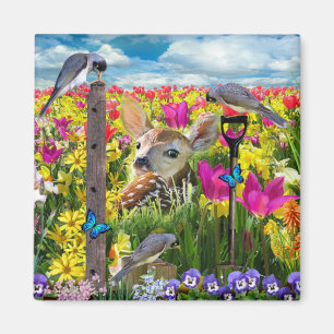Aimant Fawn Birds