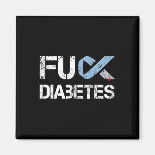 Aimant Fck Diabetes Diabète Guerrier Sensibilisation