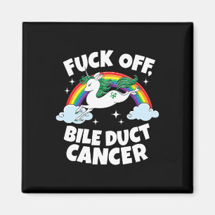 Aimant Fck Off Bile Ducky Cancer Fun Citation Avec Unicor