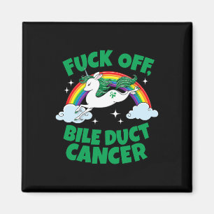 Aimant Fck Off Bile Ducky Cancer Fun Citation Avec Unicor