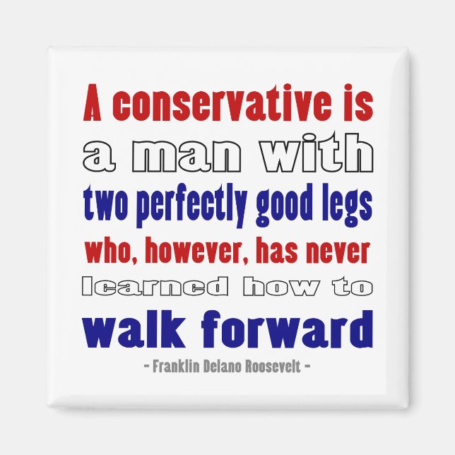 Aimant FDR définit les conservateurs plus sombres (Devant)