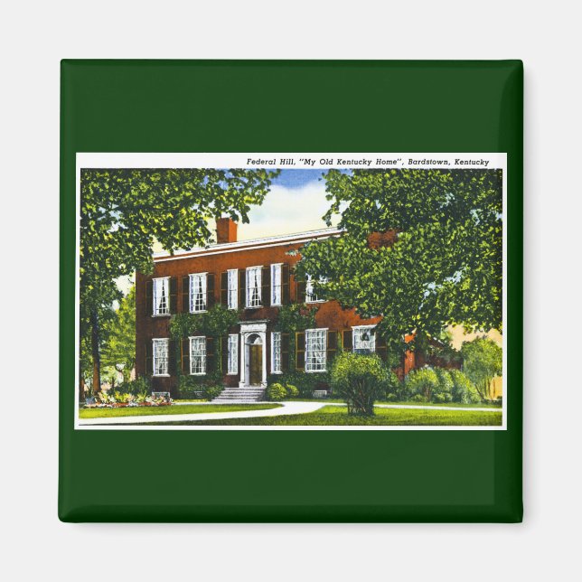 Aimant Federal Hill, Bardstown, Kentucky (Devant)