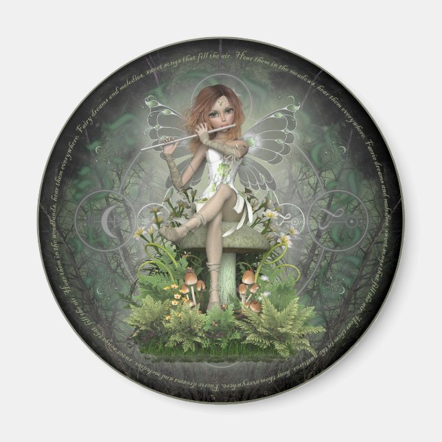 Aimant Fée de cristal ~ Flûte magique (Devant)