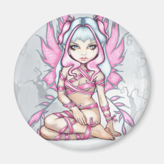 Aimant "Fée de ruban rose"