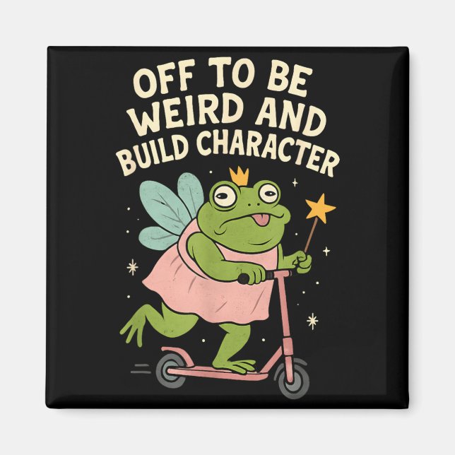 Aimant Fée Grenouille pour être bizarre et construire le  (Devant)
