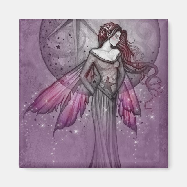 Aimant Fée Violette par Molly Harrison (Devant)