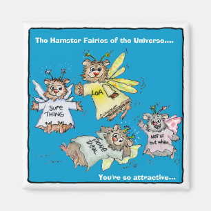 Aimant Fées de hamster de l'aimant de bande dessinée