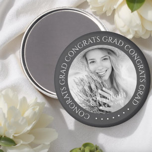 Aimant Félicats Grad Simple Moderne Photo personnalisée