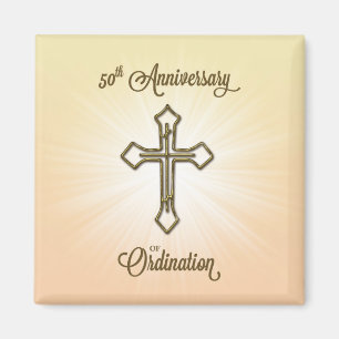 Aimant Félicitations 50ème anniversaire d'ordination