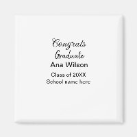 félicitations diplômé ajouter nom classe année sco