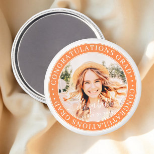 Aimant Félicitations Grad Moderne Photo personnalisée