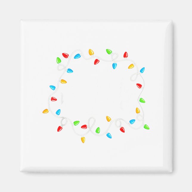 Aimant Feliz Navidad Spanish Mexican Christmas Xmas Light (Devant)