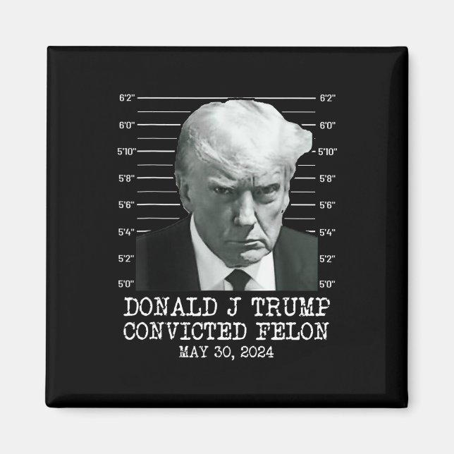 Aimant Felon Donald Trump Coupable De Le Verrouiller Dans (Devant)