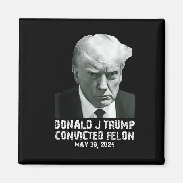 Aimant Felon Donald Trump Coupable De Le Verrouiller Dans (Devant)